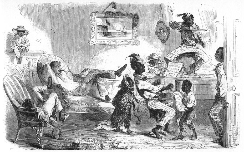 Detail of Slaves Celebrating Liberation by Anonymous