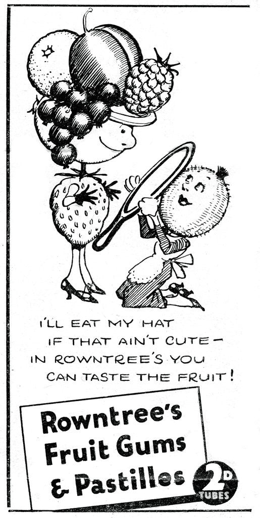 Detail of Rowntree's Fruit Gums and Pastilles by Anonymous