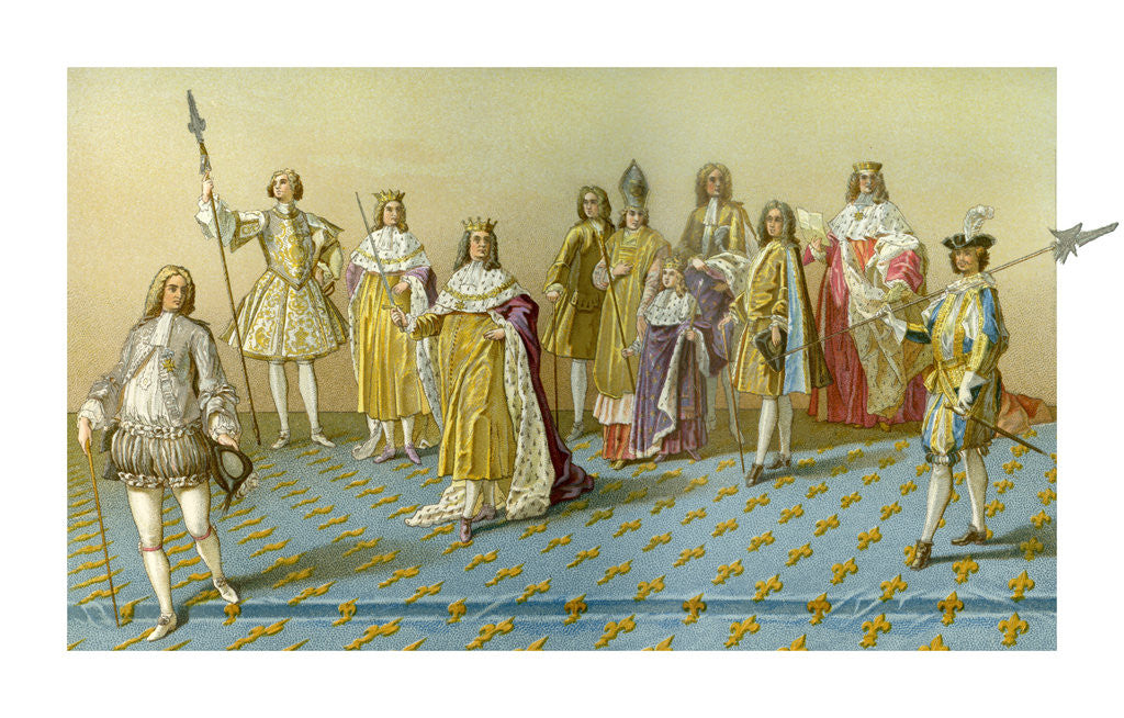 Detail of The Grand Dignitaries Of The Coronation by Charpentier