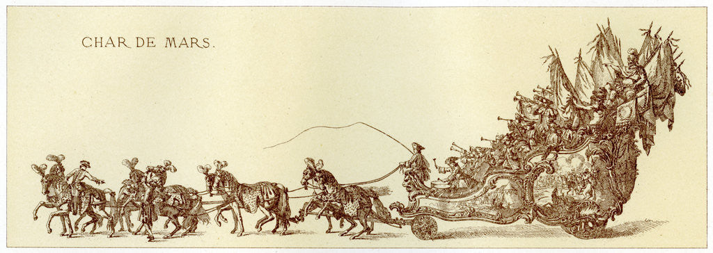 Detail of Chariot Of Mars by Anonymous