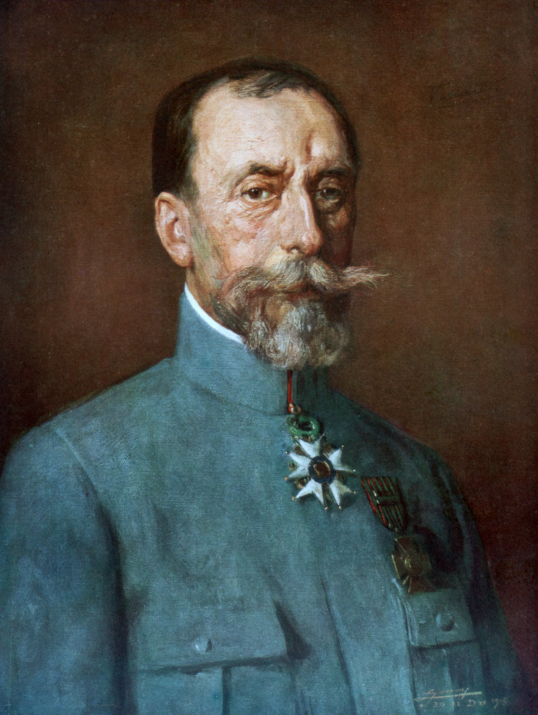 Detail of General de Villaret, French soldier, December 1915 by Anonymous