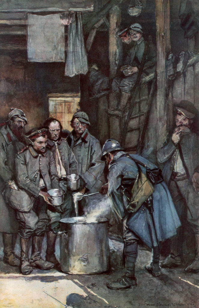 Detail of 'German prisoners in Souville', Verdun, France by Anonymous