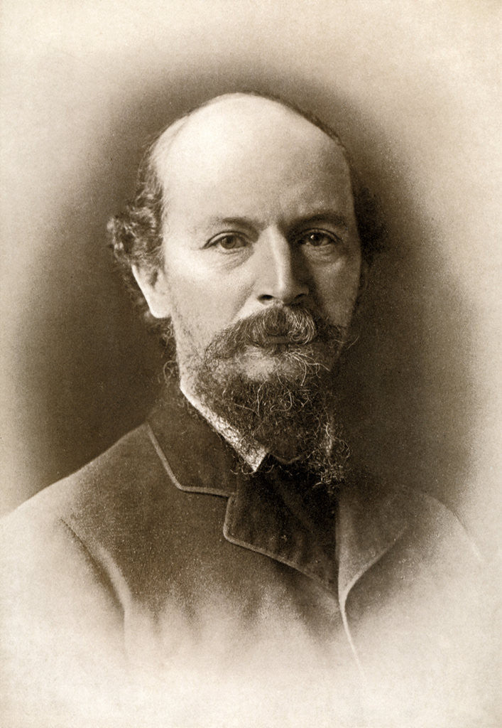 Detail of Algernon Charles Swinburne, Victorian era English poet by Elliott & Fry