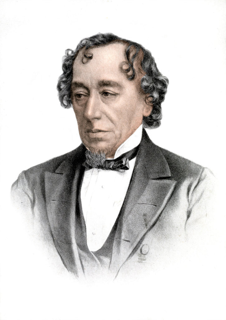 Detail of Benjamin Disraeli, 19th century English statesman and literary figure by Anonymous