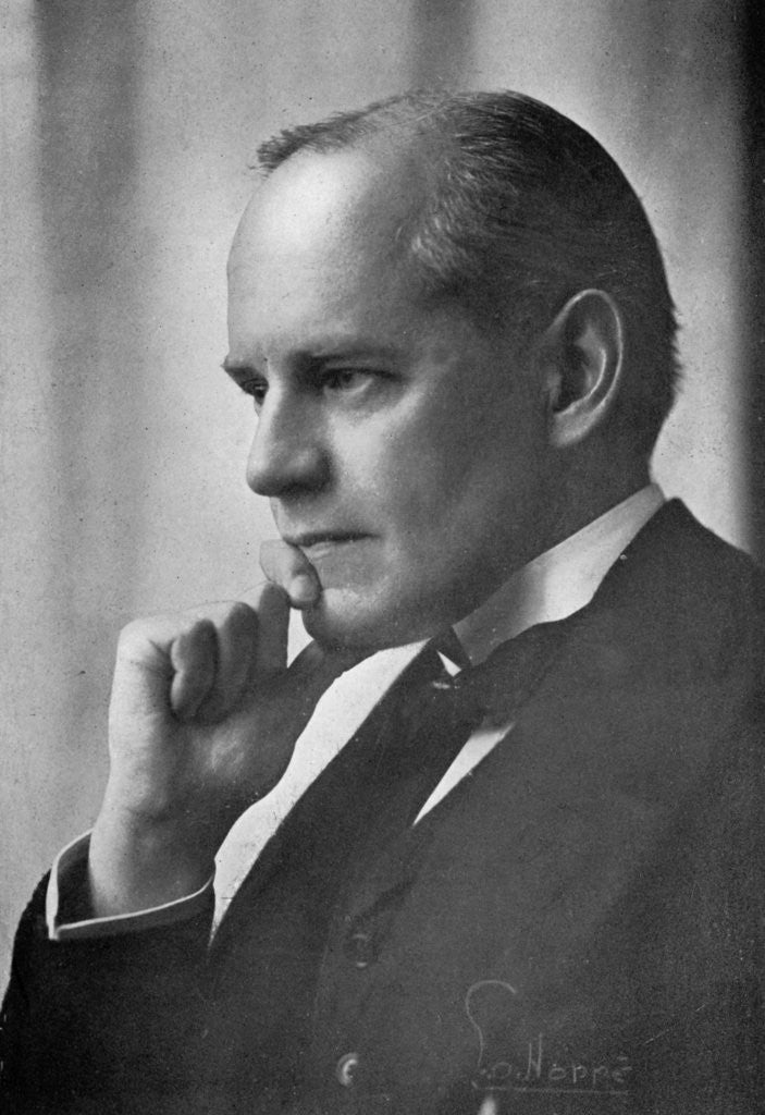 Detail of John Galsworthy, English novelist and playwright by Emil Otto Hoppe