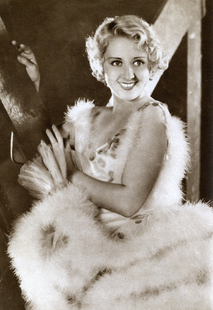 Detail of Joan Blondell, American actress by Anonymous