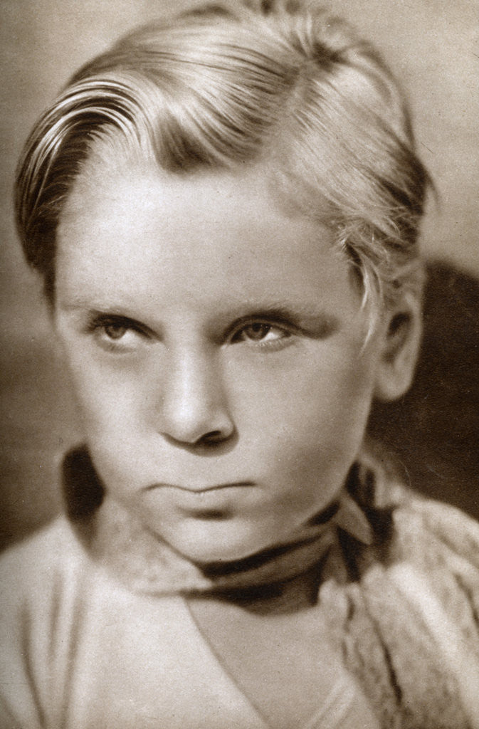 Detail of Jackie Cooper, American actor and television director and producer by Anonymous