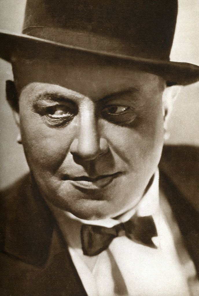 Detail of Emil Jannings, Swiss actor by Anonymous
