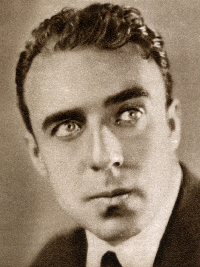 Detail of Raoul Walsh, American film director by Anonymous