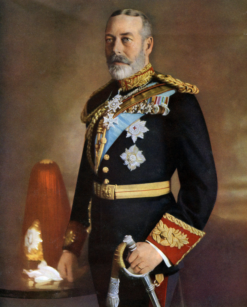 Detail of King George V by Anonymous