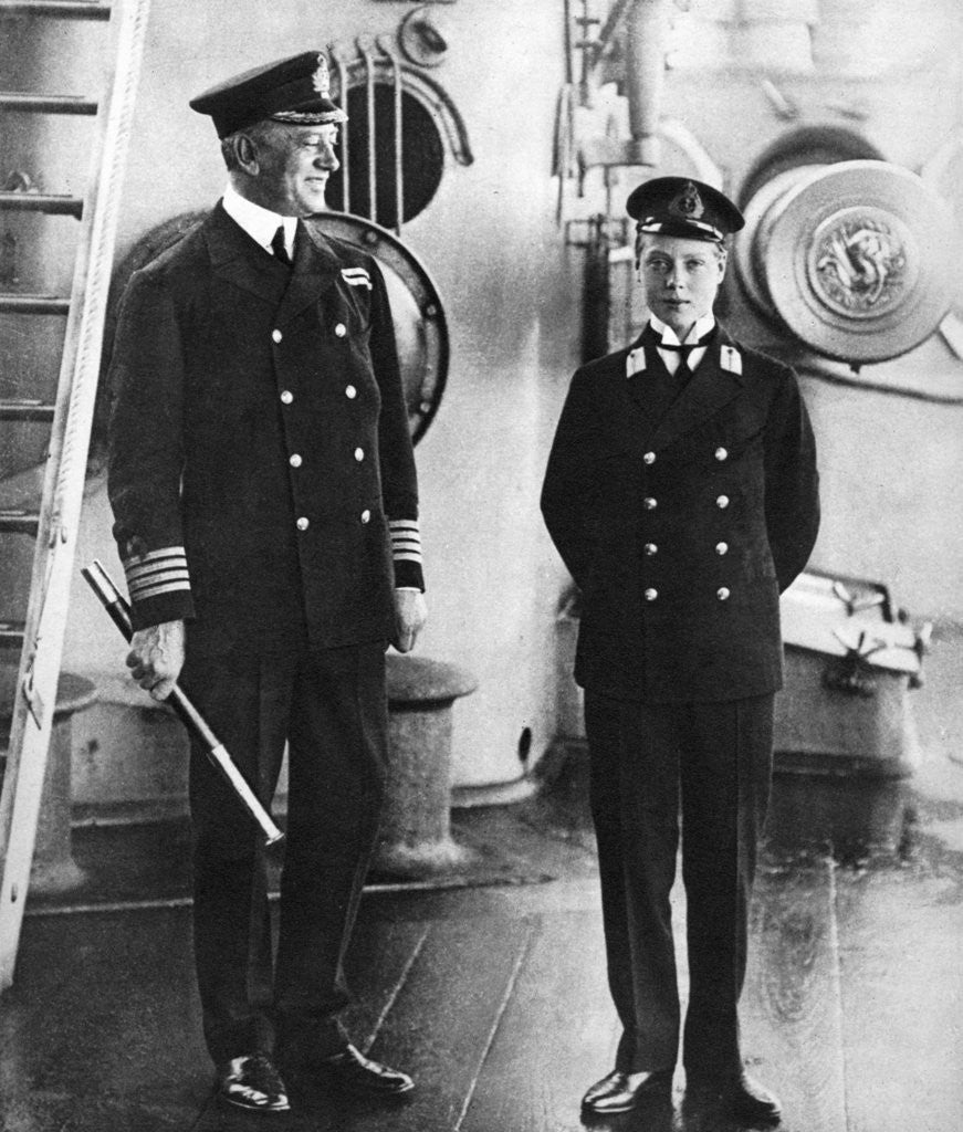 Detail of The future King Edward VIII as a midshipman in HMS Hindustan by Anonymous