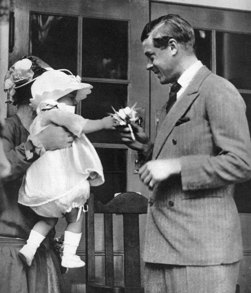 Detail of A bouquet for the Prince of Wales at Enham Village Centre by Anonymous