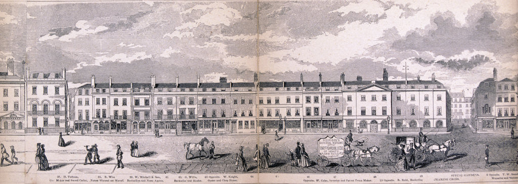 Detail of Panorama of London by George C Leighton