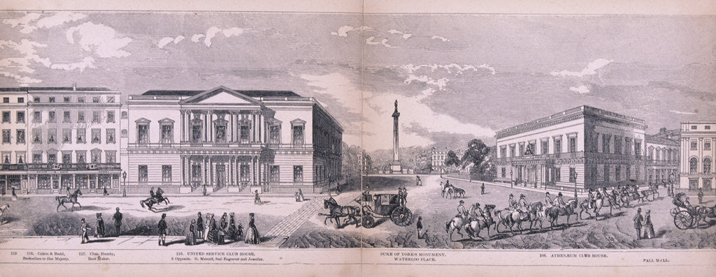 Detail of Panorama of London by George C Leighton