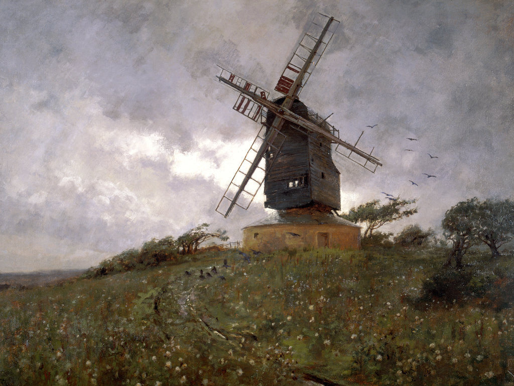 Detail of The Haunted Mill by WH Murphy Grimshaw