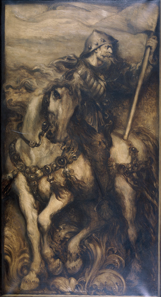 Detail of A Standard Bearer by Sir John Gilbert