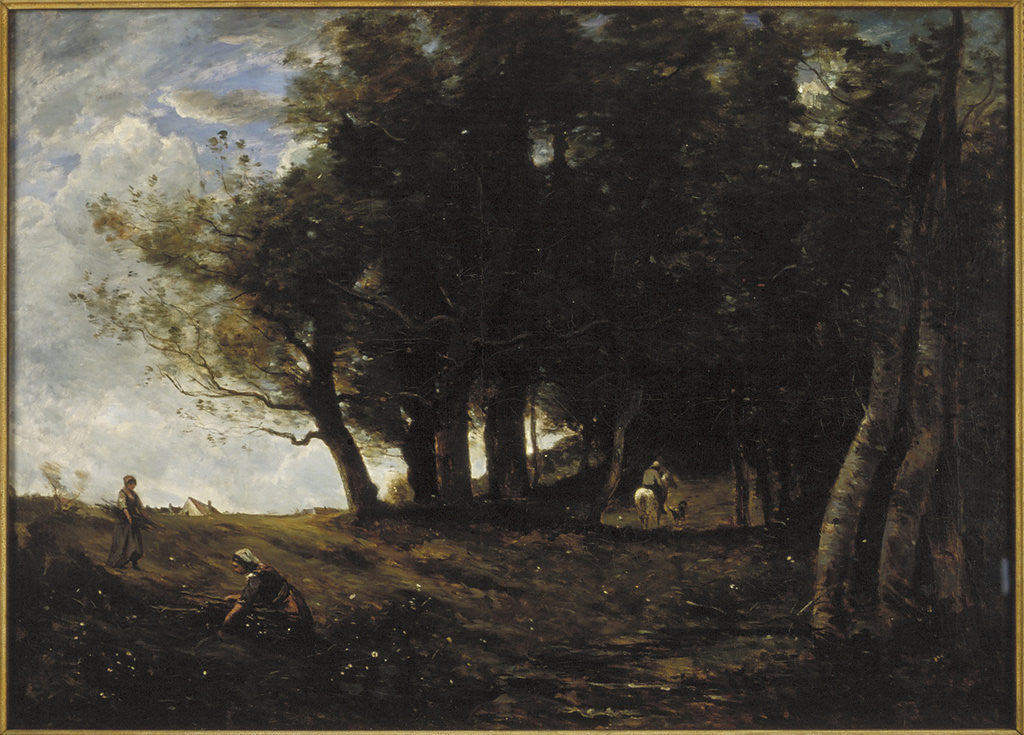 The Wood Gatherers by Jean-Baptiste-Camille Corot