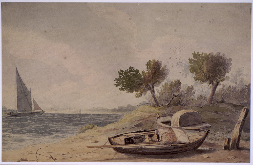 Detail of Near Battersea, London by Henry Walter