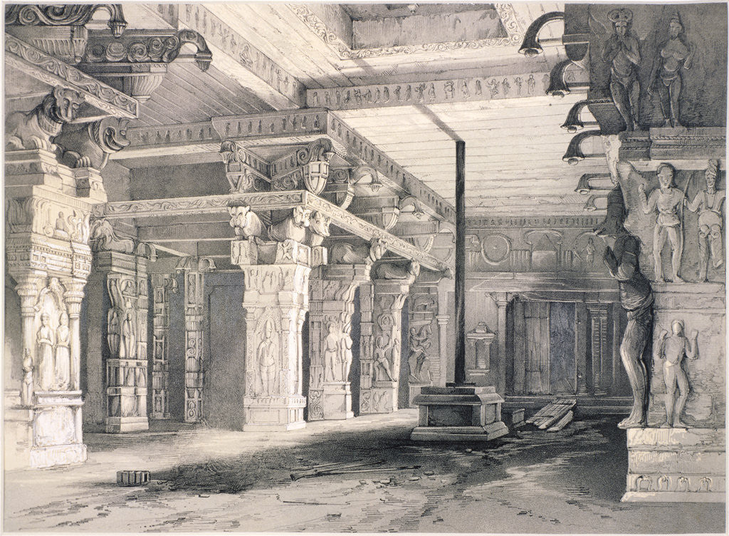 Detail of Temple of Sri Rama, Combaconum by J Hogarth