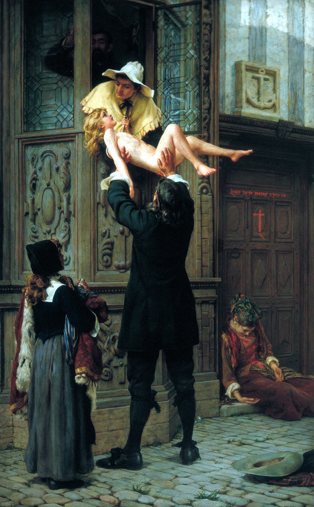 Detail of Rescued from the Plague by Francis William Topham