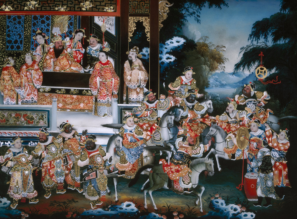 Detail of Unidentified Marital Scene by Anonymous