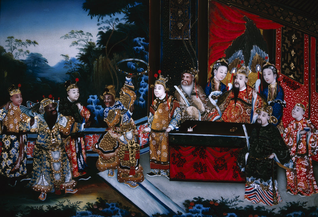 Detail of Scholars in a Garden by Anonymous