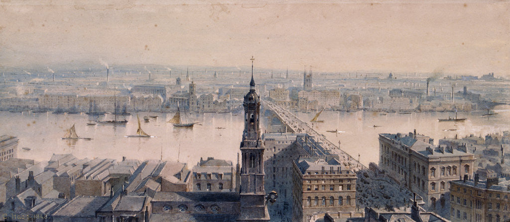 Detail of Views of London by Anonymous