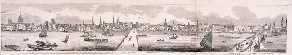 Detail of View of London by Anonymous