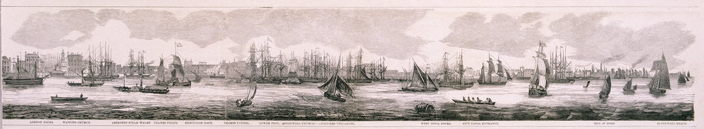 Detail of View of London by Anonymous