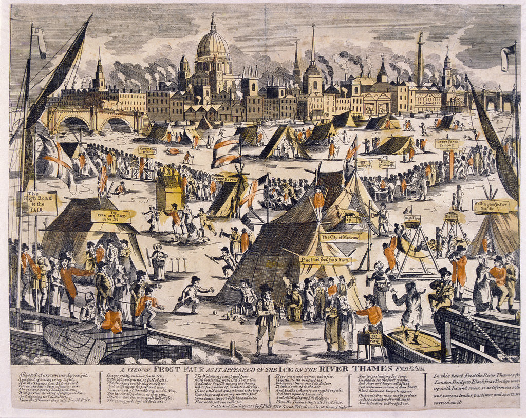 Detail of Frost Fair by Anonymous