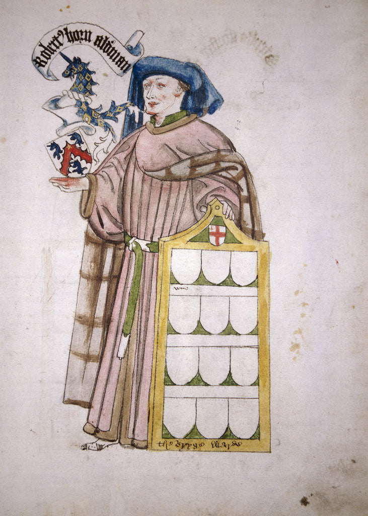 Detail of Robert Horne, Sheriff of London. by Anonymous