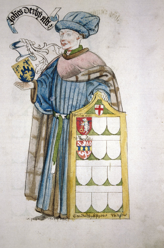 Detail of John Derby, Sheriff of London by Anonymous