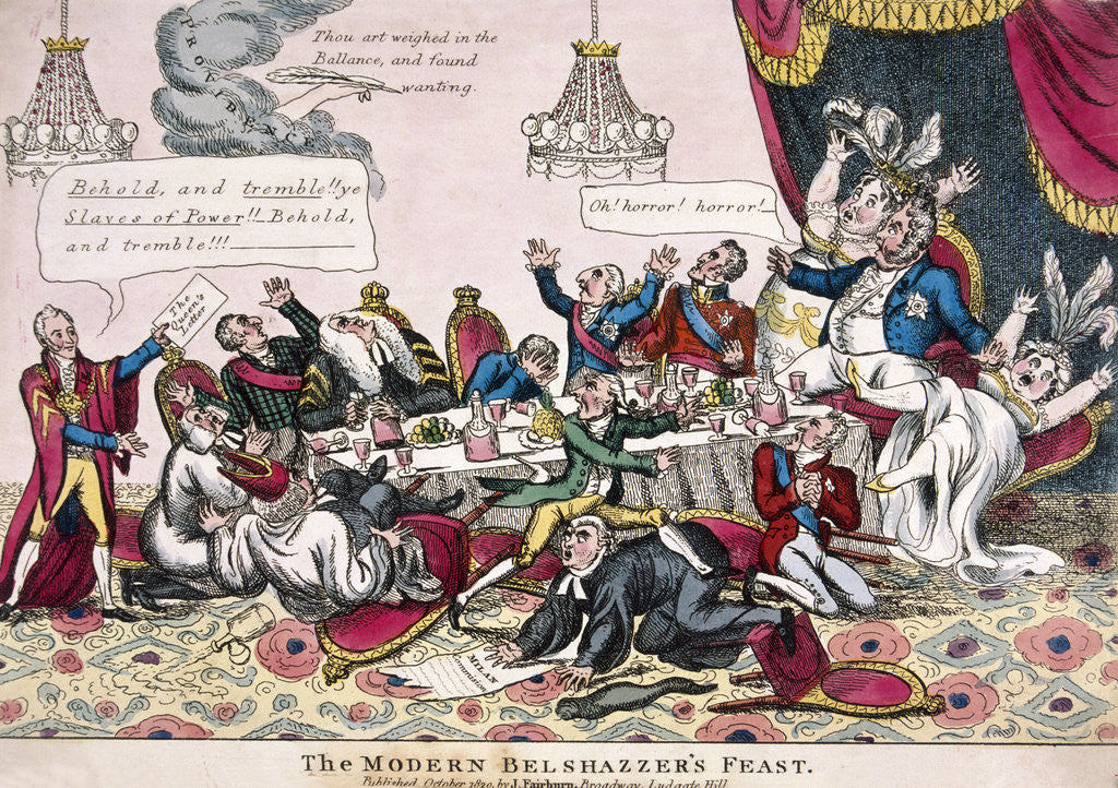 Detail of Alderman Sir Matthew Wood and King George IV by Anonymous