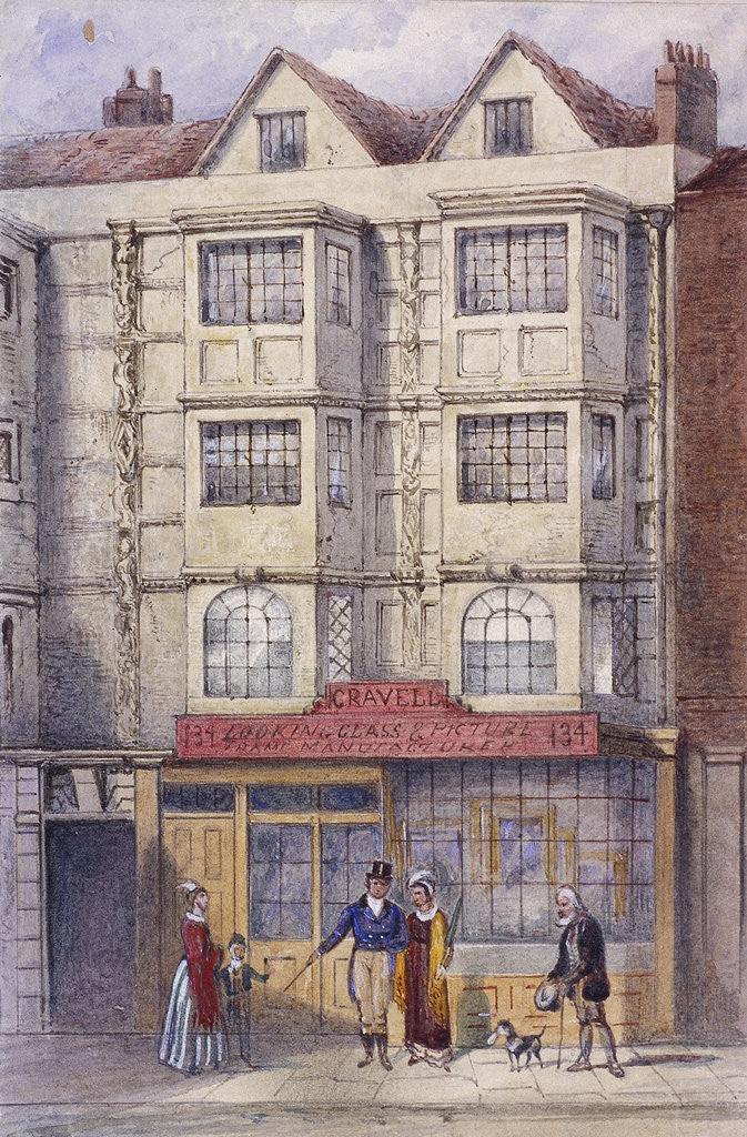 Detail of Aldersgate Street, London by Frederick Napoleon Shepherd