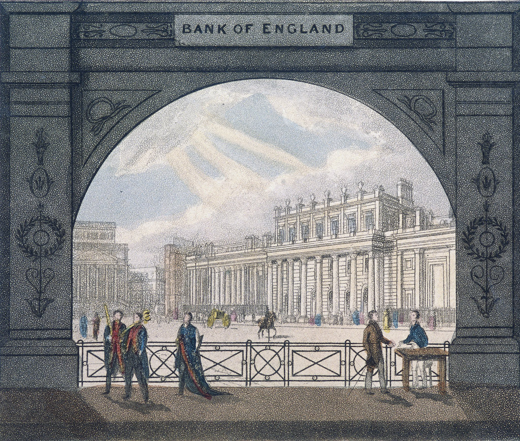 Detail of Bank of England, Threadneedle Street, London by Anonymous