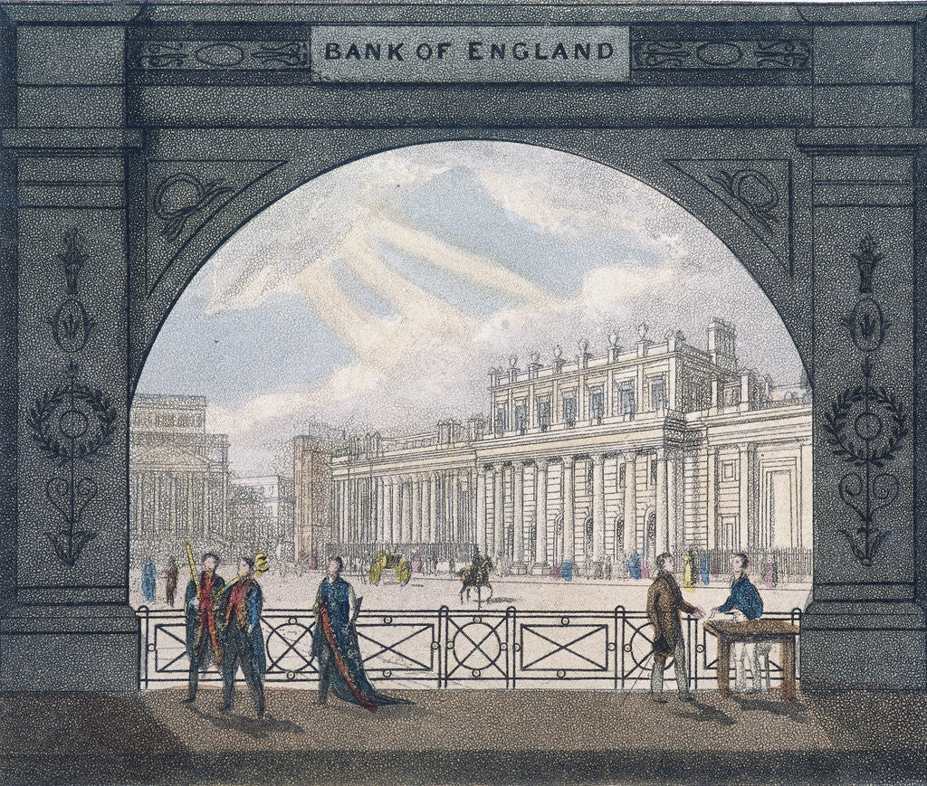 Bank of England, Threadneedle Street, London by Anonymous