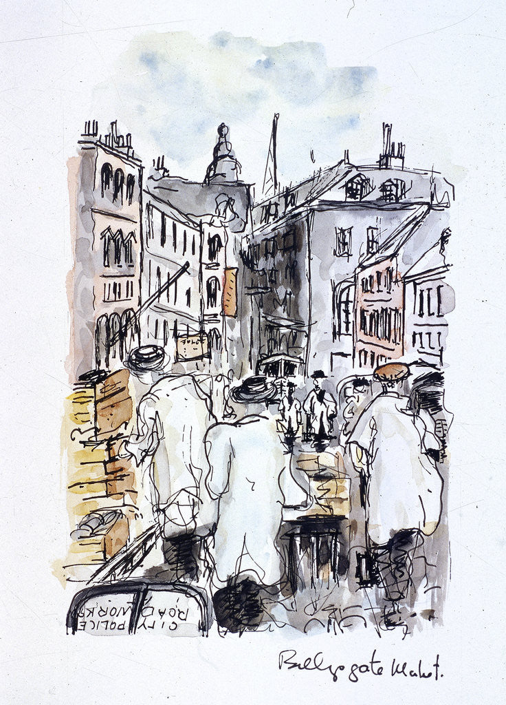 Detail of Billingsgate Market, London by Anonymous