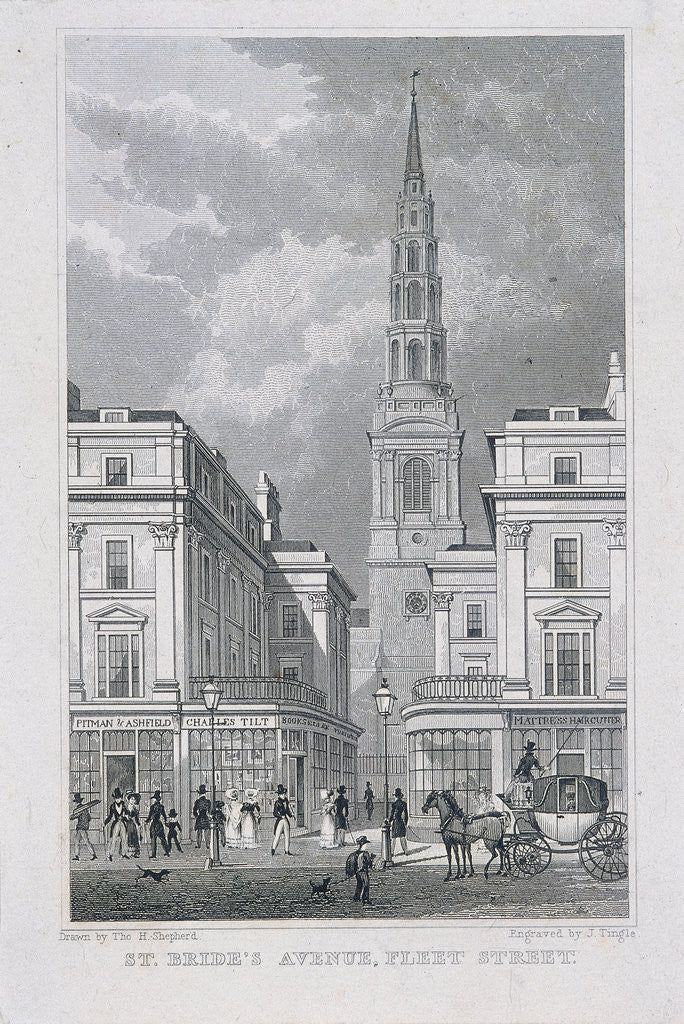 Detail of St Brides Avenue, London by James Tingle