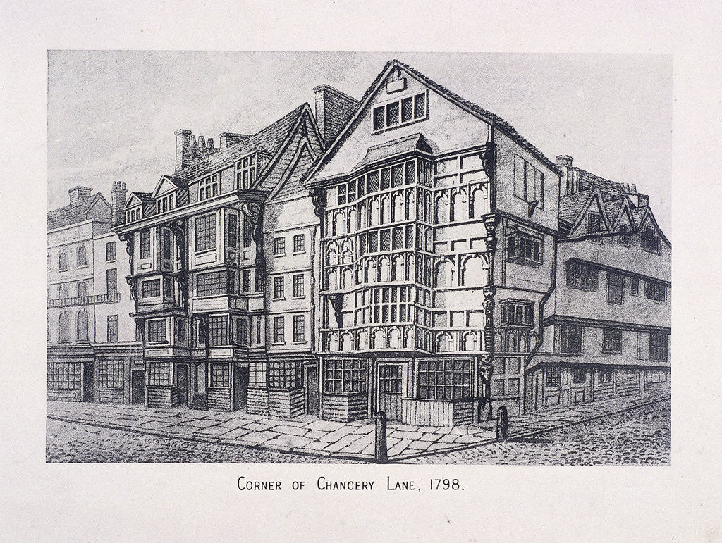 Detail of Chancery Lane, London by Anonymous