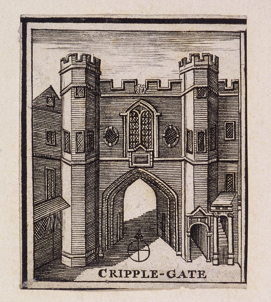 Detail of Cripplegate, London by Anonymous