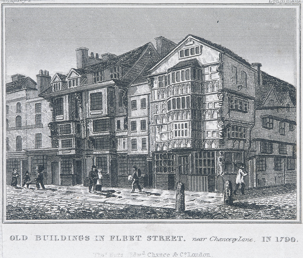 Detail of Fleet Street, London by Anonymous