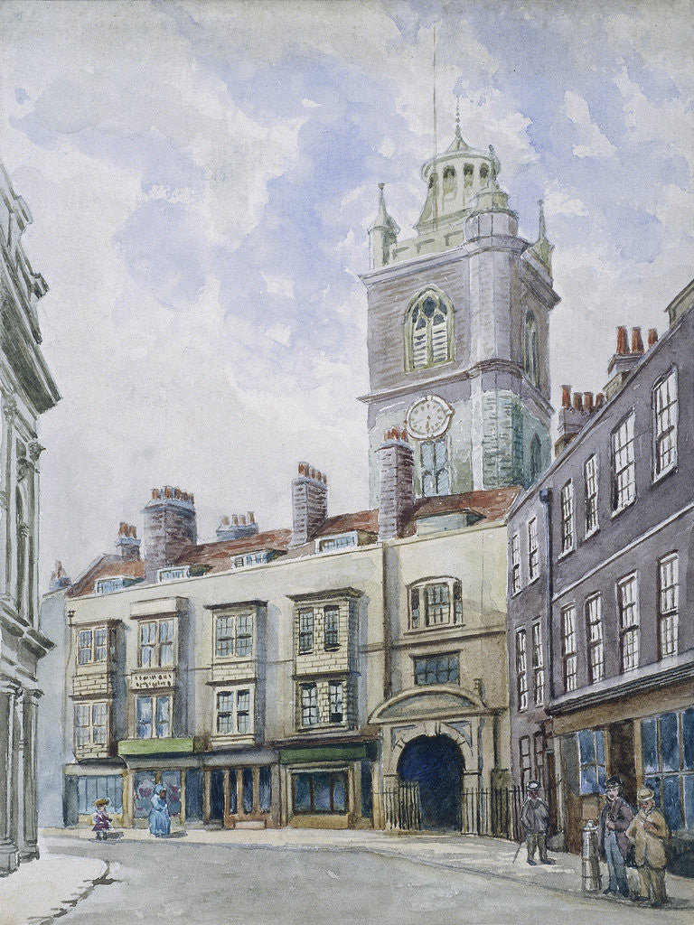 Detail of Fore Street, London by Anonymous