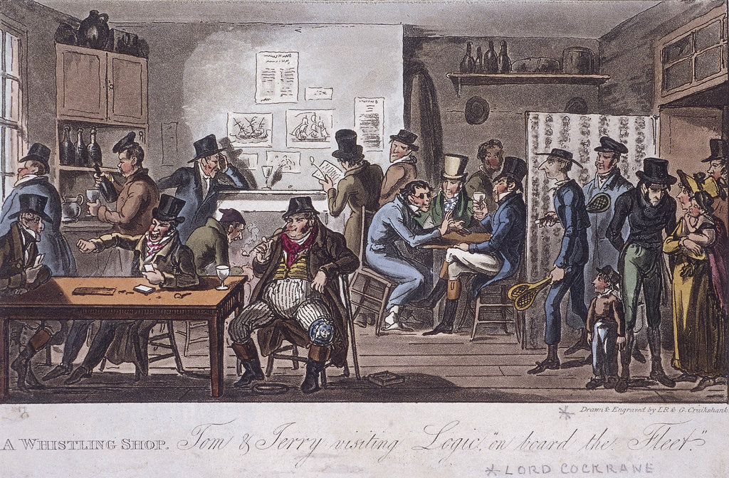 Detail of Fleet Prison, London by Anonymous