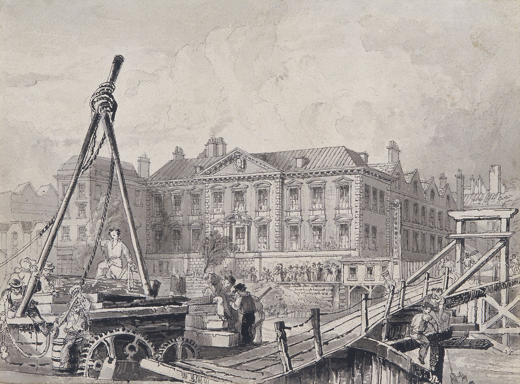 Detail of Fishmongers' Hall from north east, London by John Woods