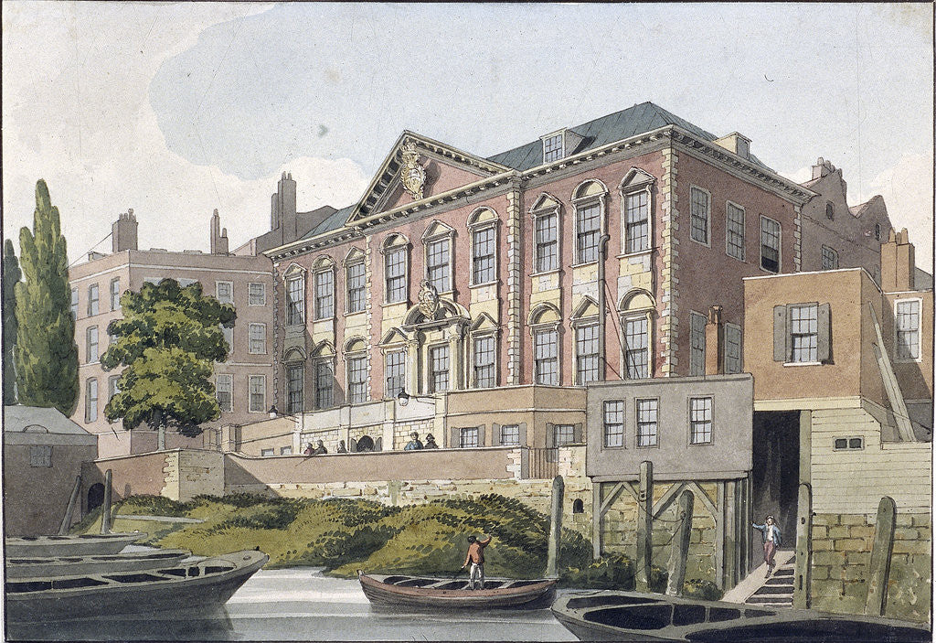 Fishmongers' Hall from the River Thames, London by George Shepherd