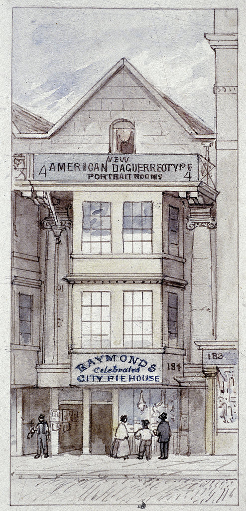 Detail of Raymond's City Pie House, Fleet Street, London by James Findlay