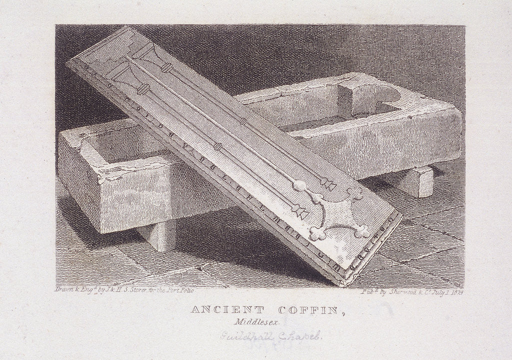 Detail of Guildhall, London by Henry Sargant Storer