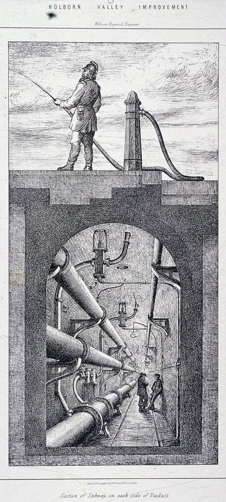 Detail of Holborn Viaduct, London by Whiteman & Bass