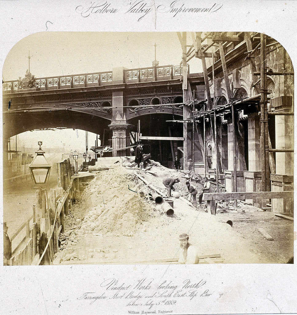 Detail of Holborn Viaduct, London by Anonymous