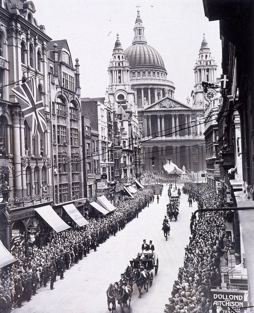 Re-opening of St Paul's Cathedral, London by Anonymous